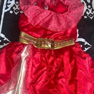 Disney Red and Gold Kids Dance Costume Elena of Avalor